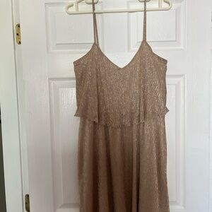 Guess Metallic Gold Dress